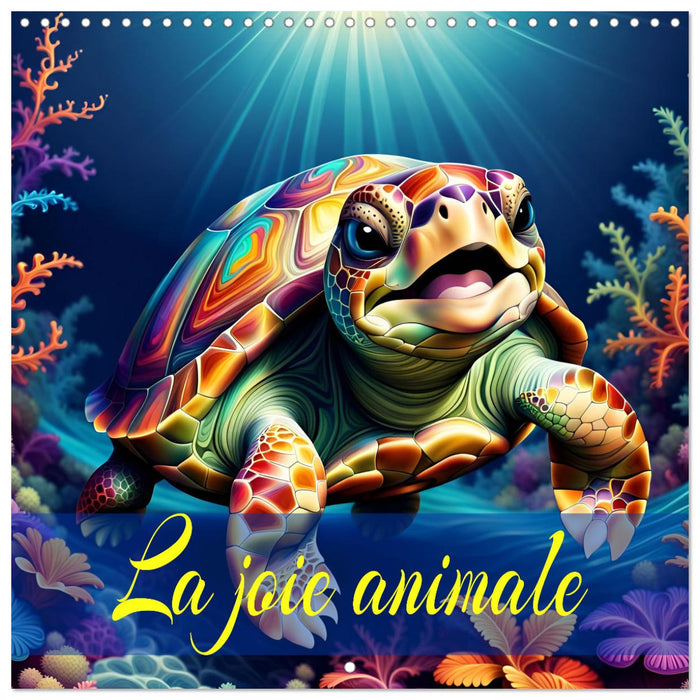 La joie animale (CALVENDO Calendrier mensuel 2025)