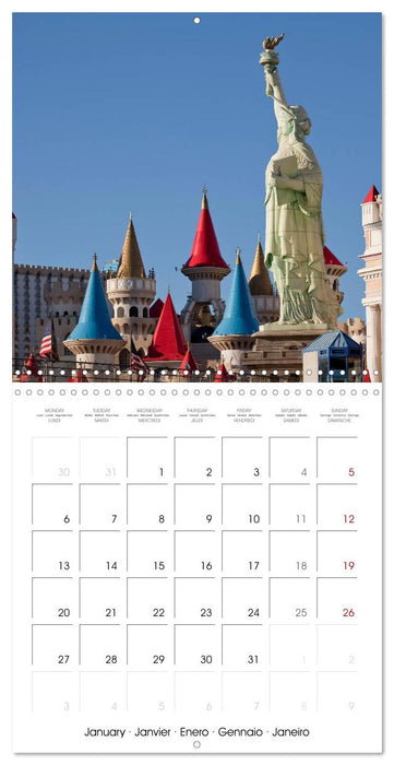 USA - Las Vegas (CALVENDO Monthly Calendar 2025)