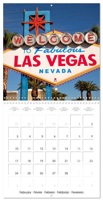 USA - Las Vegas (CALVENDO Monthly Calendar 2025)