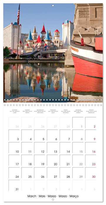 USA - Las Vegas (CALVENDO Monthly Calendar 2025)