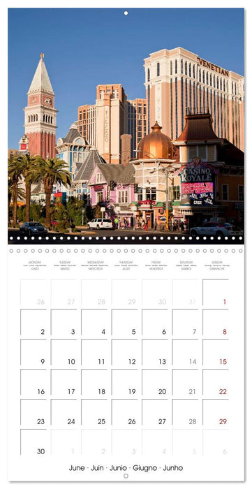 USA - Las Vegas (CALVENDO Monthly Calendar 2025)