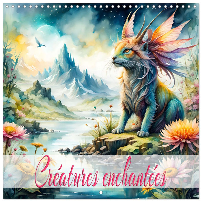 Créatures enchantées (CALVENDO Calendrier mensuel 2025)