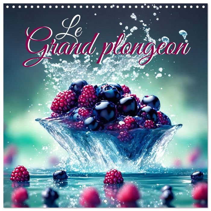 Le grand plongeon (CALVENDO Calendrier mensuel 2025)