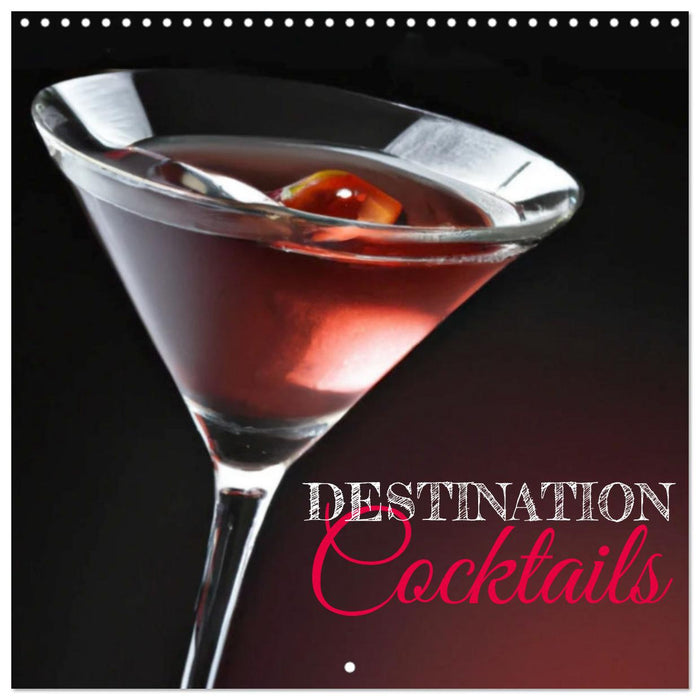 Destination cocktails (CALVENDO Calendrier mensuel 2025)