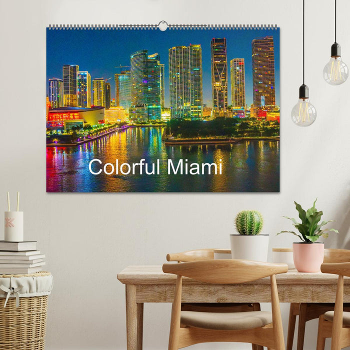 Colorful Miami (CALVENDO Monthly Calendar 2025)