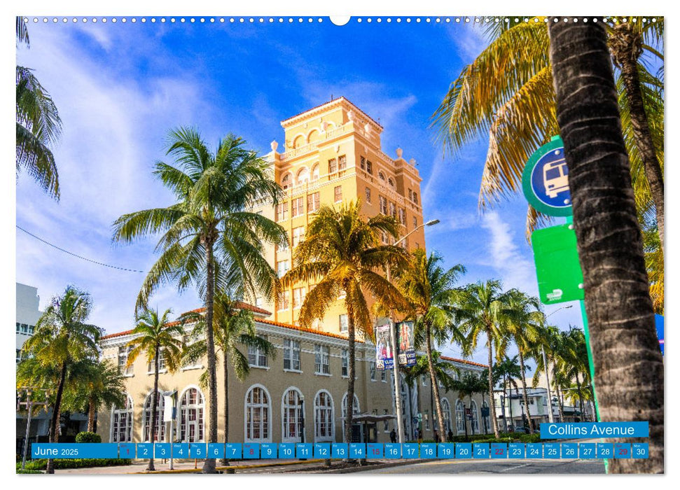 Colorful Miami (CALVENDO Monthly Calendar 2025)