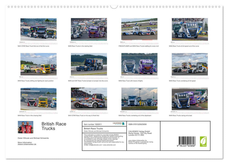 British Race Trucks (CALVENDO Premium-Calendar 2025)