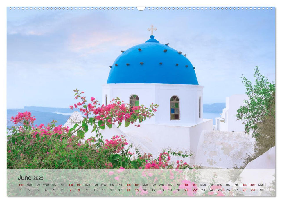 Whispers of Santorini (CALVENDO Monthly Calendar 2025)