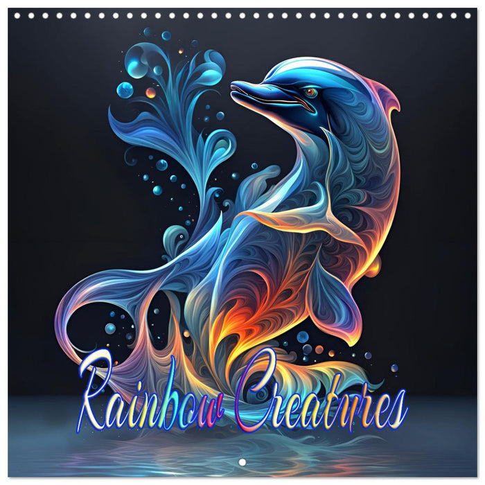 Rainbow Creatures (CALVENDO Monthly Calendar 2025)