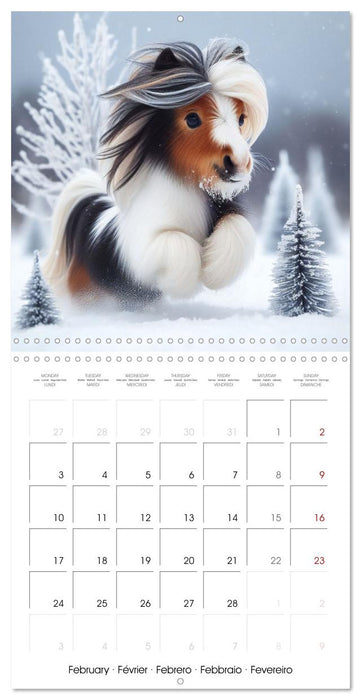 The majestic beauty of Gypsy Vanner (CALVENDO Monthly Calendar 2025)