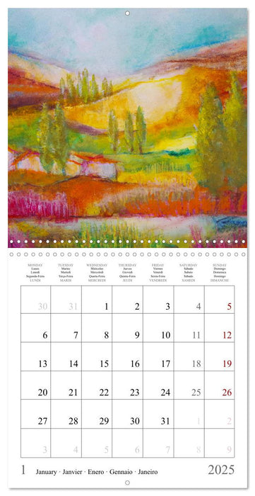 The colours of Tuscany in Italy (CALVENDO Monthly Calendar 2025)