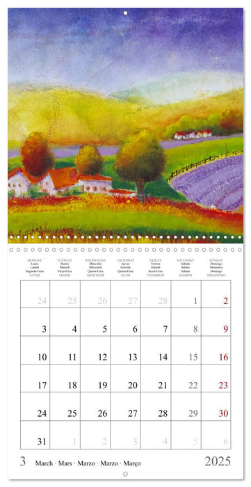 The colours of Tuscany in Italy (CALVENDO Monthly Calendar 2025)