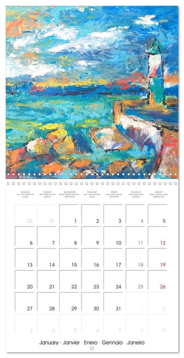 Colours of longing (CALVENDO Monthly Calendar 2025)