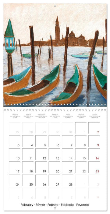 Colours of longing (CALVENDO Monthly Calendar 2025)