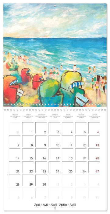 Colours of longing (CALVENDO Monthly Calendar 2025)