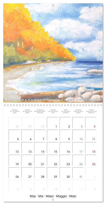 Colours of longing (CALVENDO Monthly Calendar 2025)