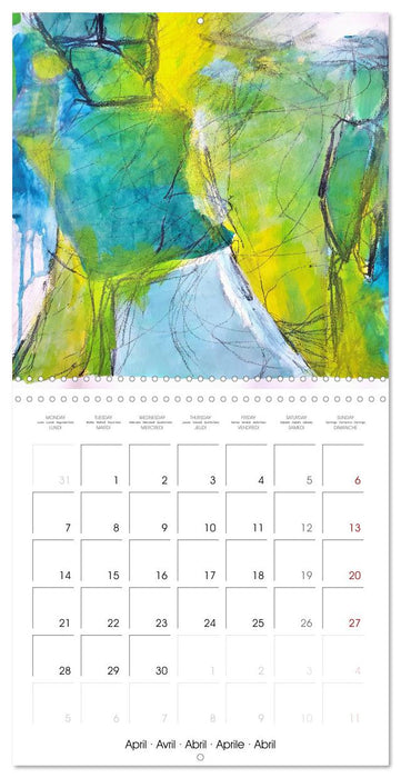 Bright colours for you (CALVENDO Monthly Calendar 2025)