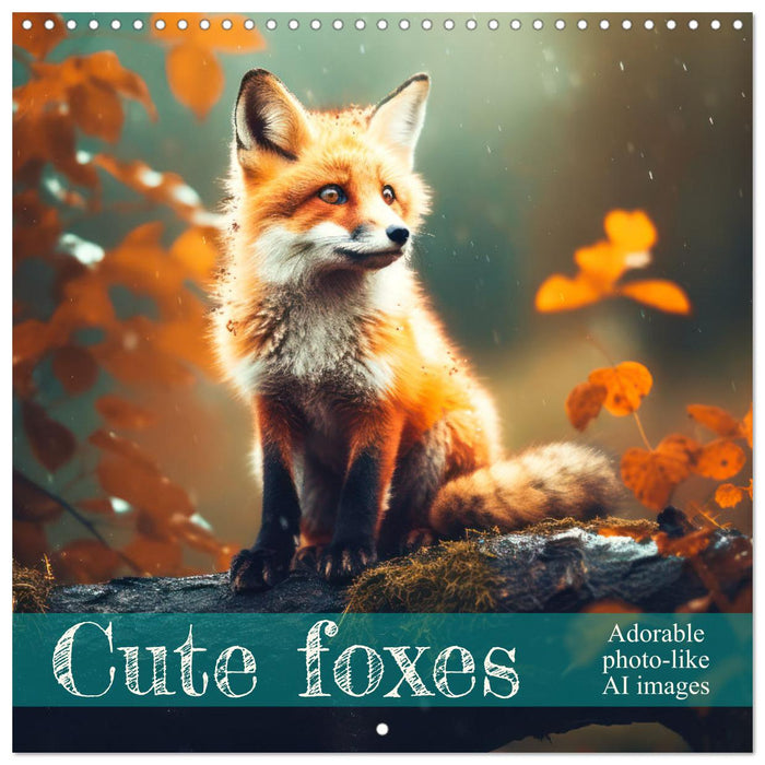 Cute foxes (CALVENDO Monthly Calendar 2025)