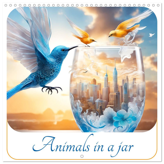 Animals in a jar (CALVENDO Monthly Calendar 2025)