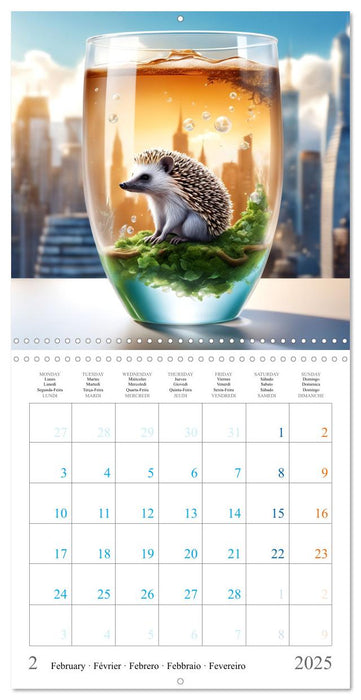 Animals in a jar (CALVENDO Monthly Calendar 2025)