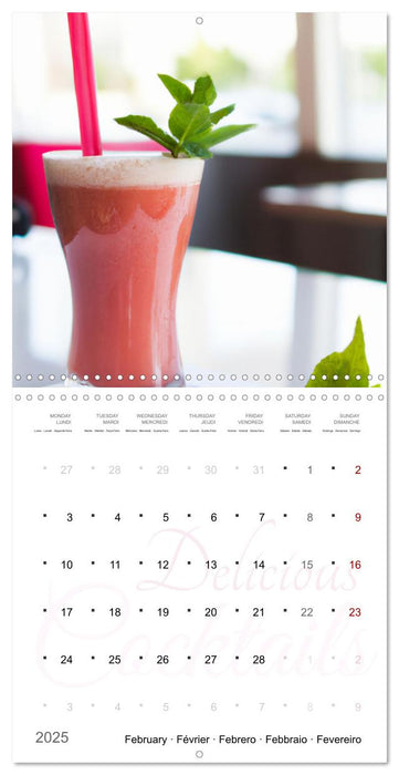 Delicious cocktails (CALVENDO Monthly Calendar 2025)