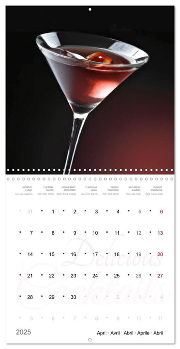 Delicious cocktails (CALVENDO Monthly Calendar 2025)