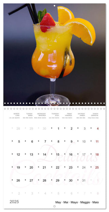 Delicious cocktails (CALVENDO Monthly Calendar 2025)