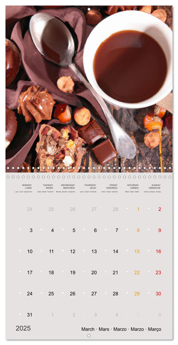 Chocolate treat (CALVENDO Monthly Calendar 2025)