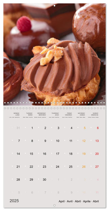 Chocolate treat (CALVENDO Monthly Calendar 2025)