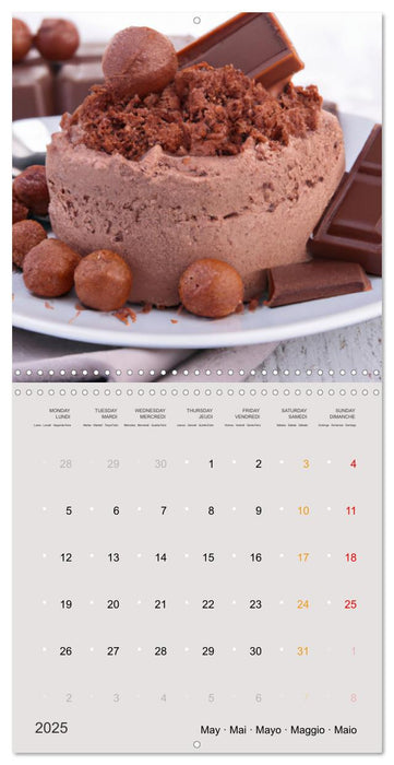 Chocolate treat (CALVENDO Monthly Calendar 2025)