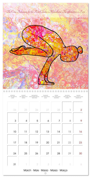 Powerful Chakras Yoga (CALVENDO Monthly Calendar 2025)