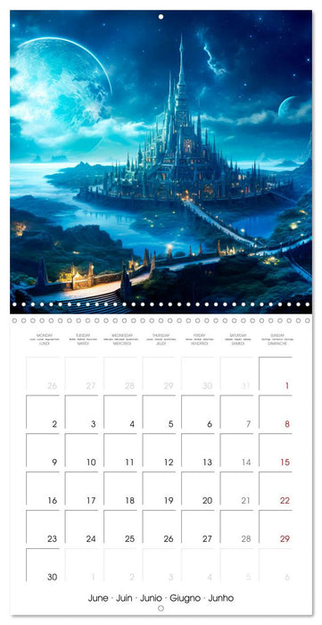 DISTANT WORLDS Explore the universe (CALVENDO Monthly Calendar 2025)