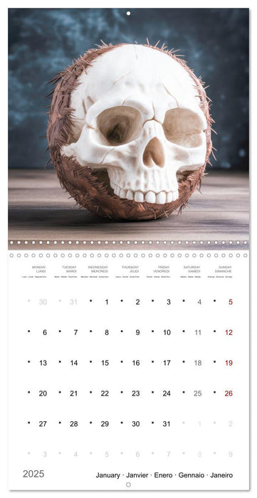 Creepy AI Cuisine (CALVENDO Monthly Calendar 2025)