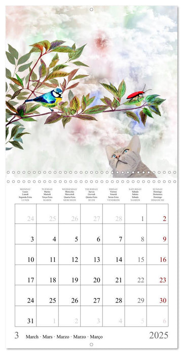 Enchanting Zoo (CALVENDO Monthly Calendar 2025)