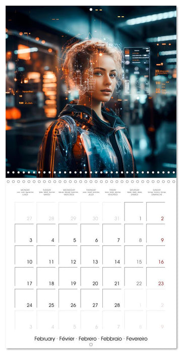 AI Real thrill (CALVENDO Monthly Calendar 2025)