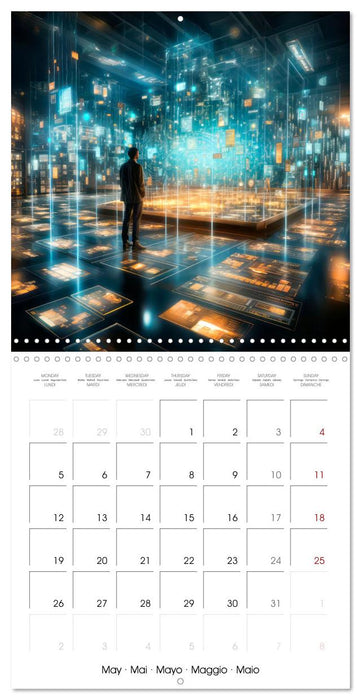 AI Real thrill (CALVENDO Monthly Calendar 2025)