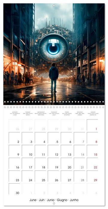 AI Real thrill (CALVENDO Monthly Calendar 2025)