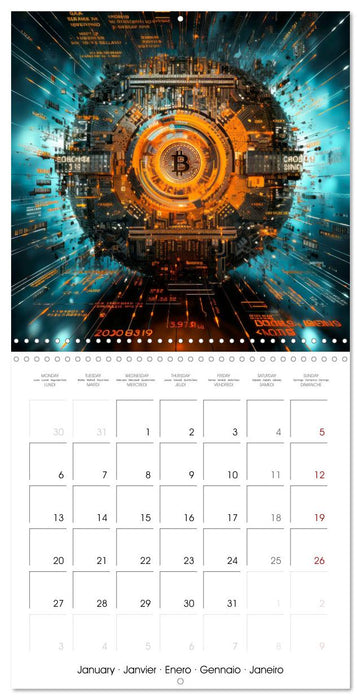 CRYPTO Real thrill (CALVENDO Monthly Calendar 2025)