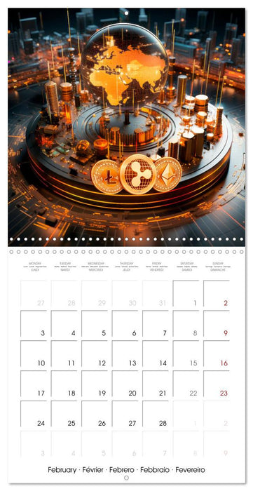 CRYPTO Real thrill (CALVENDO Monthly Calendar 2025)