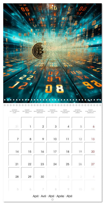 CRYPTO Real thrill (CALVENDO Monthly Calendar 2025)