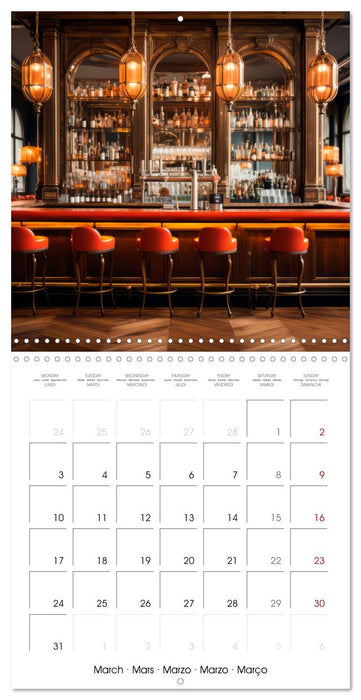 Bar and lounge atmosphere (CALVENDO Monthly Calendar 2025)