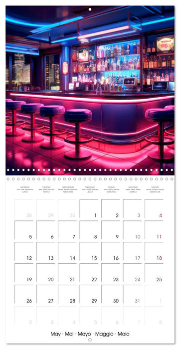 Bar and lounge atmosphere (CALVENDO Monthly Calendar 2025)