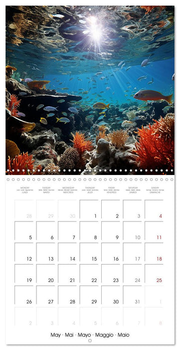 Beside tropical beaches (CALVENDO Monthly Calendar 2025)