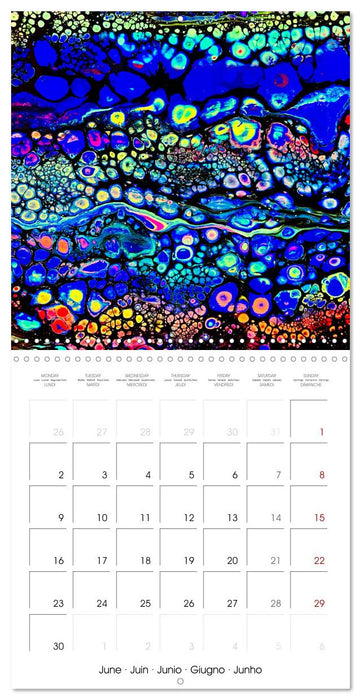 Your year full of rainbows by Katharina Stachanczyk (CALVENDO Monthly Calendar 2025)