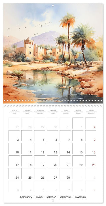 Terres d'habitats (CALVENDO Calendrier mensuel 2025)