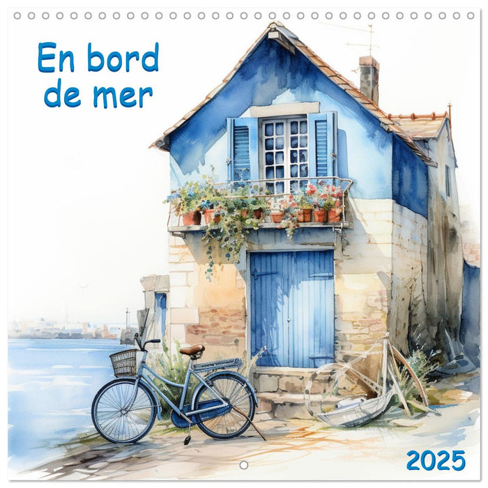 En bord de mer (CALVENDO Calendrier mensuel 2025)