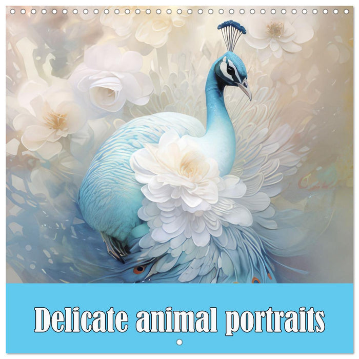 Delicate animal portraits (CALVENDO Monthly Calendar 2025)