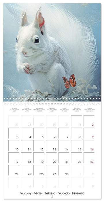 Delicate animal portraits (CALVENDO Monthly Calendar 2025)