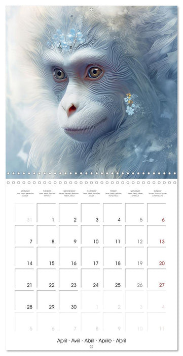 Delicate animal portraits (CALVENDO Monthly Calendar 2025)