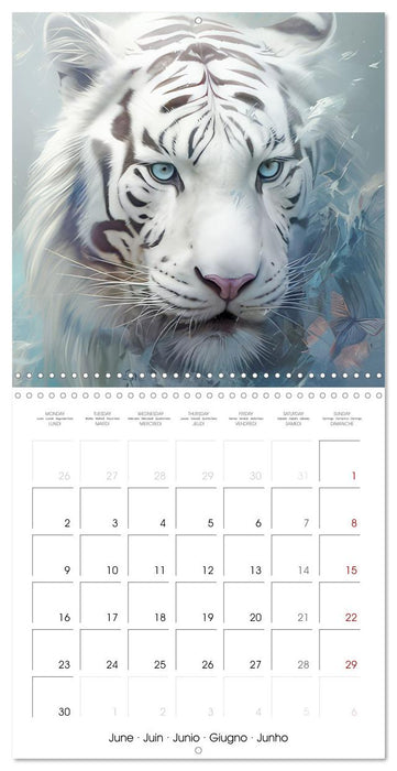 Delicate animal portraits (CALVENDO Monthly Calendar 2025)